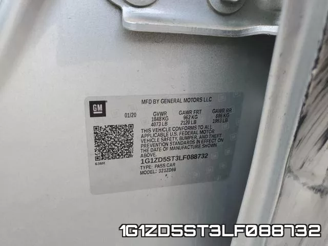 1G1ZD5ST3LF088732 фото 2