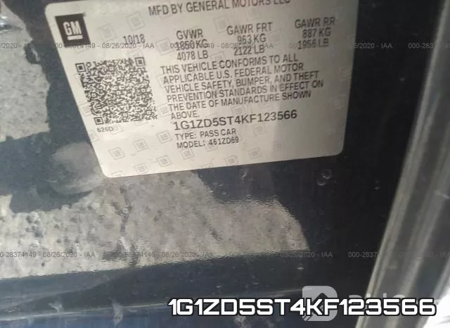 1G1ZD5ST4KF123566 фото 10