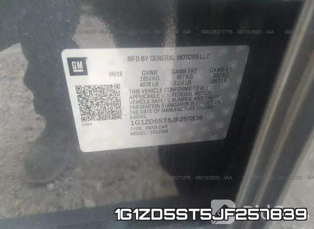 1G1ZD5ST5JF257839 фото 10