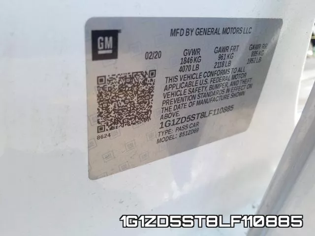 1G1ZD5ST8LF110885 фото 2