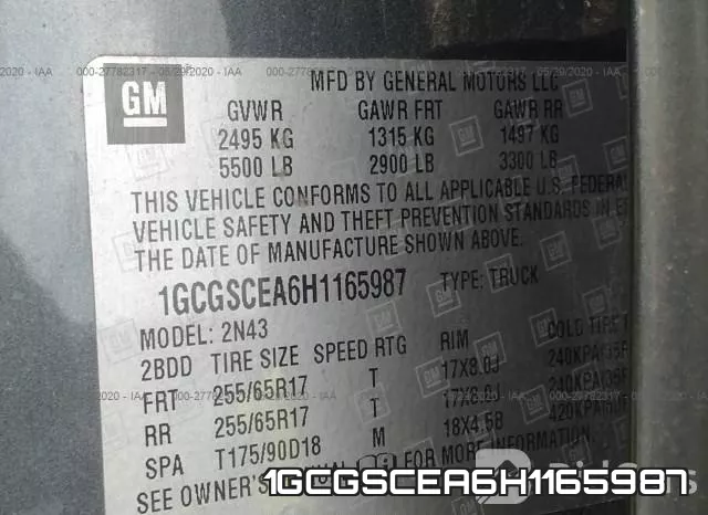 1GCGSCEA6H1165987 фото 10