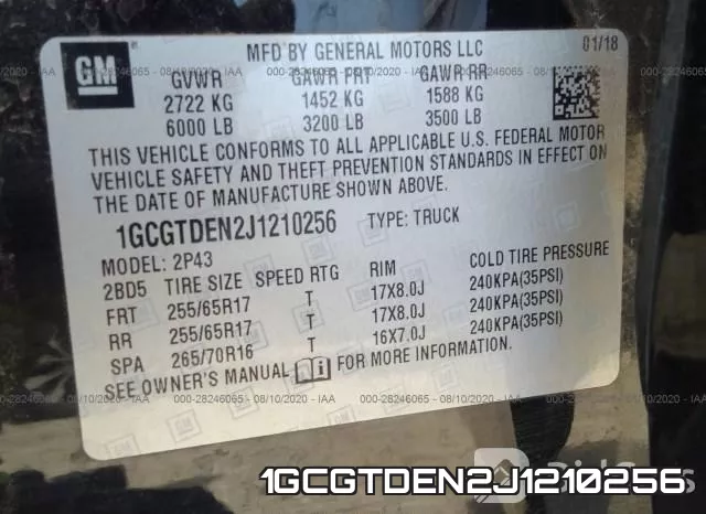 1GCGTDEN2J1210256 фото 10