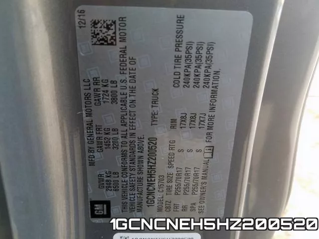 1GCNCNEH5HZ200520 фото 2