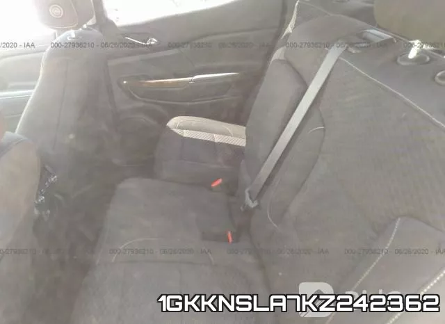 1GKKNSLA7KZ242362 фото 9
