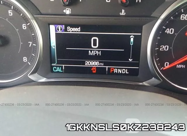 1GKKNSLS0KZ238243 фото 8