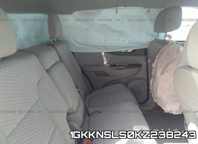 1GKKNSLS0KZ238243 фото 9