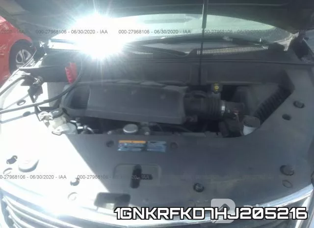 1GNKRFKD7HJ205216 фото 2