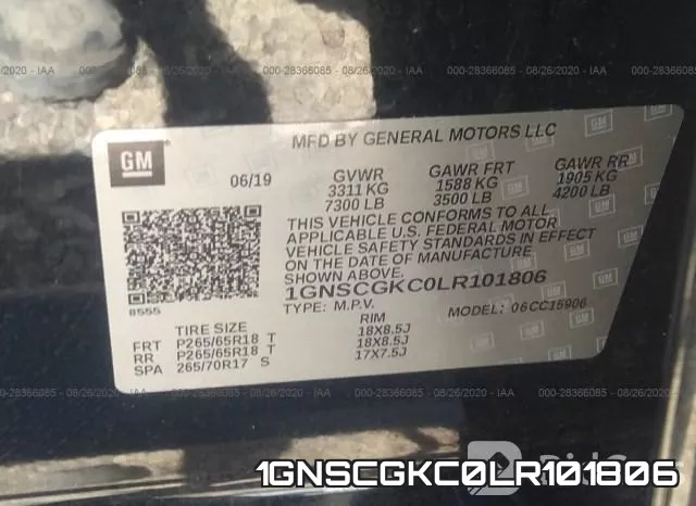 1GNSCGKC0LR101806 фото 10