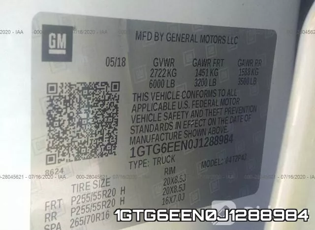 1GTG6EEN0J1288984 фото 10