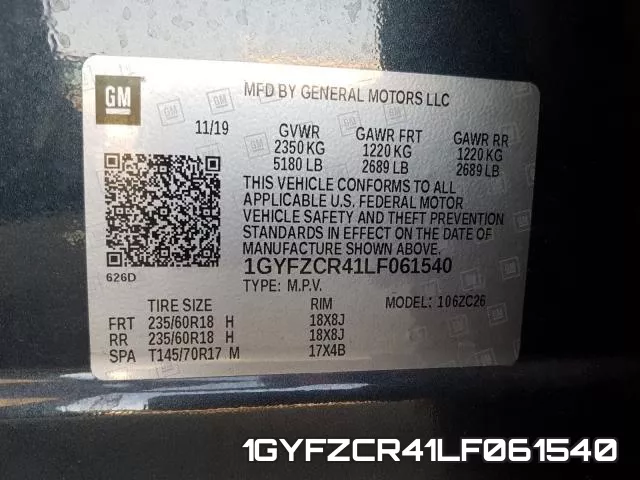1GYFZCR41LF061540 фото 2