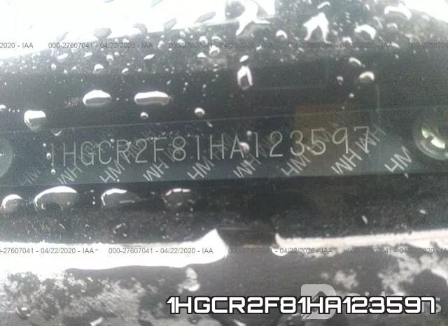 1HGCR2F81HA123597 фото 10