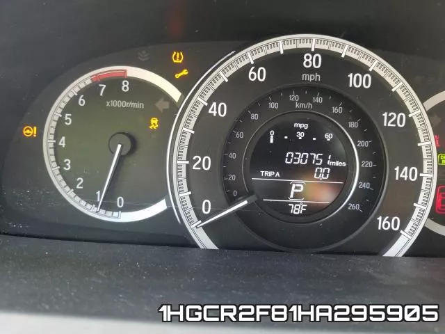 1HGCR2F81HA295905 фото 9