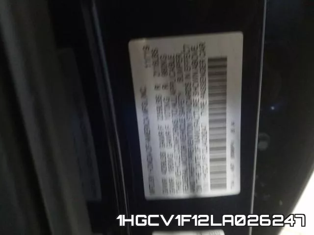 1HGCV1F12LA026247 фото 2