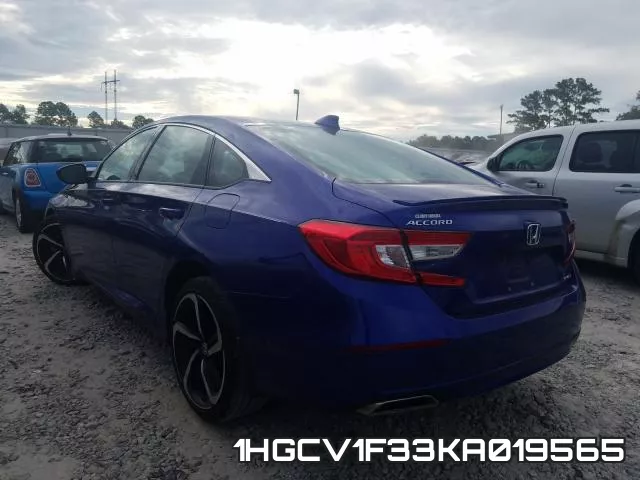 1HGCV1F33KA019565 фото 4