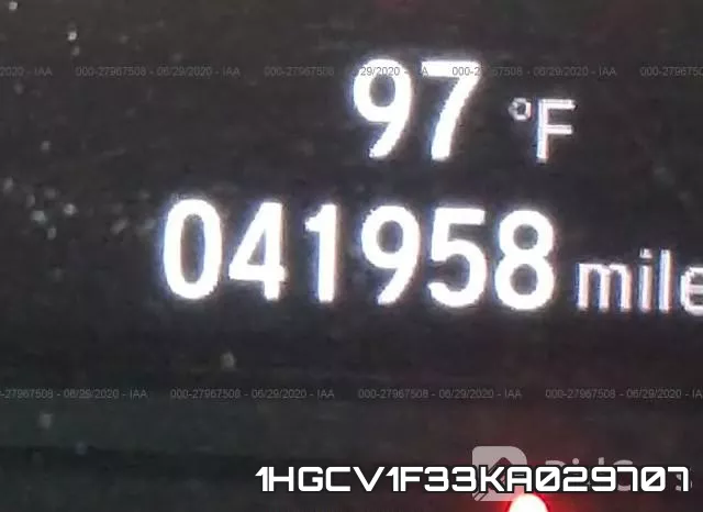 1HGCV1F33KA029707 фото 8