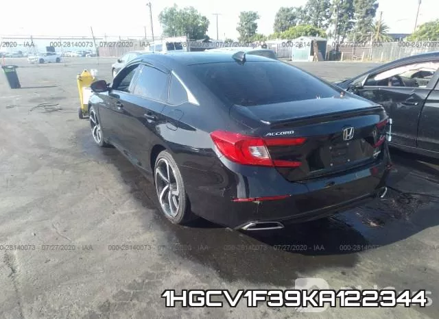 1HGCV1F39KA122344 фото 4