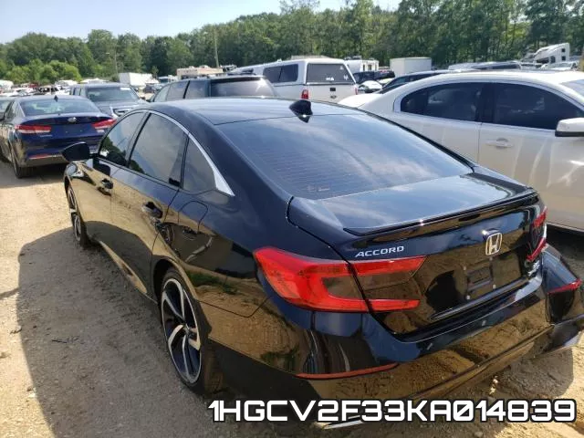 1HGCV2F33KA014839 фото 4