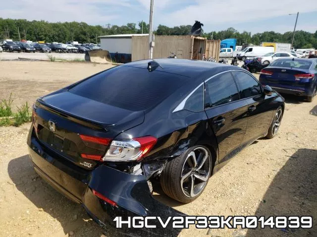 1HGCV2F33KA014839 фото 5