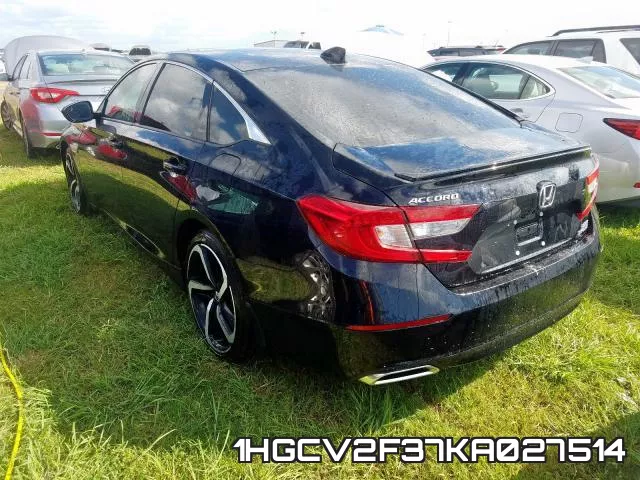 1HGCV2F37KA027514 фото 4