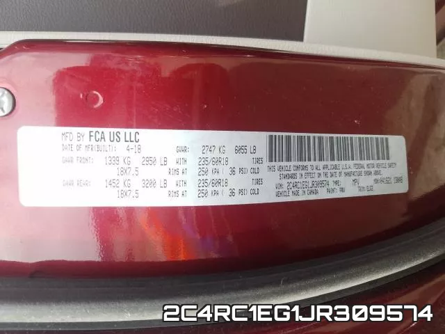 2C4RC1EG1JR309574 фото 2