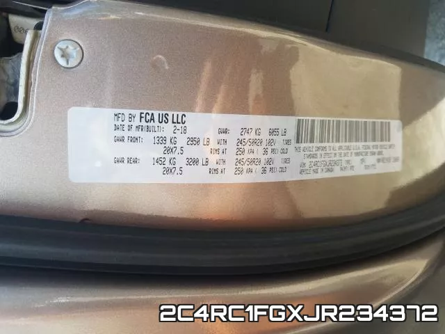 2C4RC1FGXJR234372 фото 2