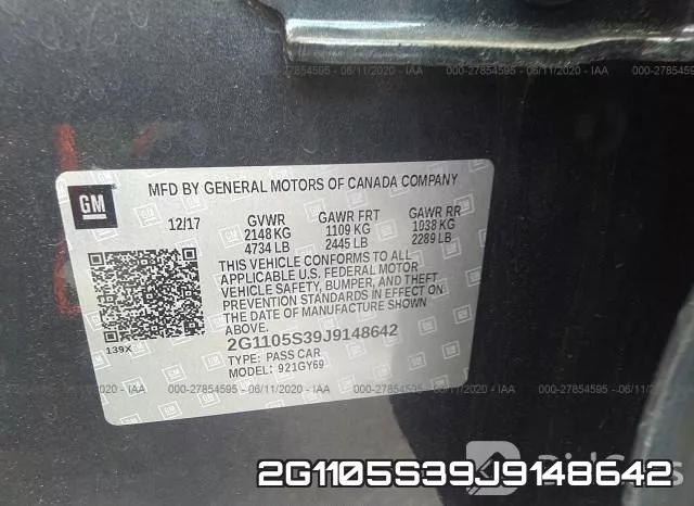2G1105S39J9148642 фото 10