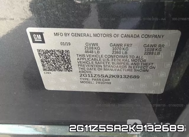 2G11Z5SA2K9132689 фото 10