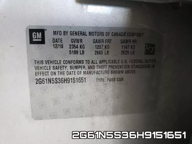 2G61N5S36H9151651 фото 2