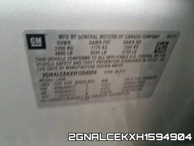 2GNALCEKXH1594904 фото 2