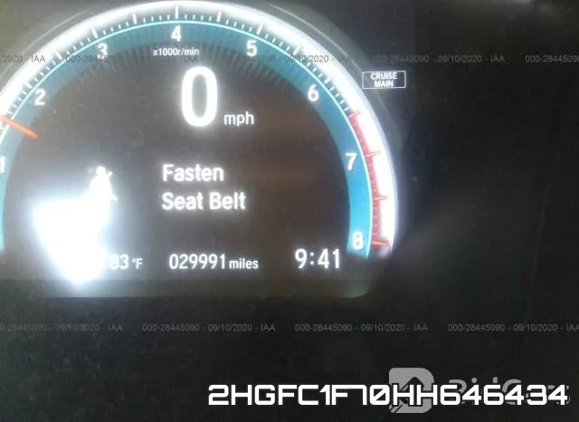 2HGFC1F70HH646434 фото 8