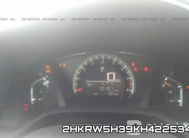 2HKRW5H39KH422534 фото 8