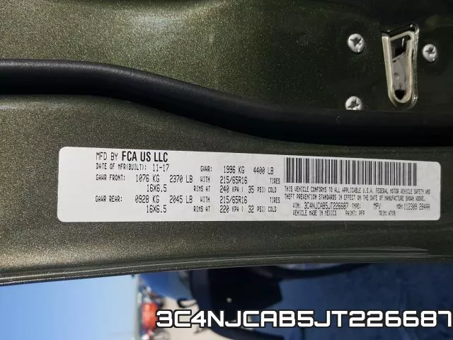 3C4NJCAB5JT226687 фото 2