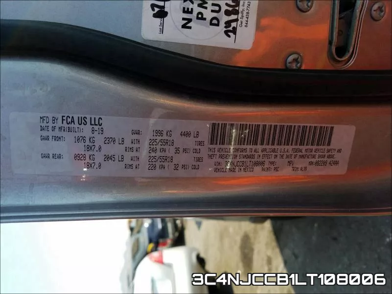 3C4NJCCB1LT108006 фото 2