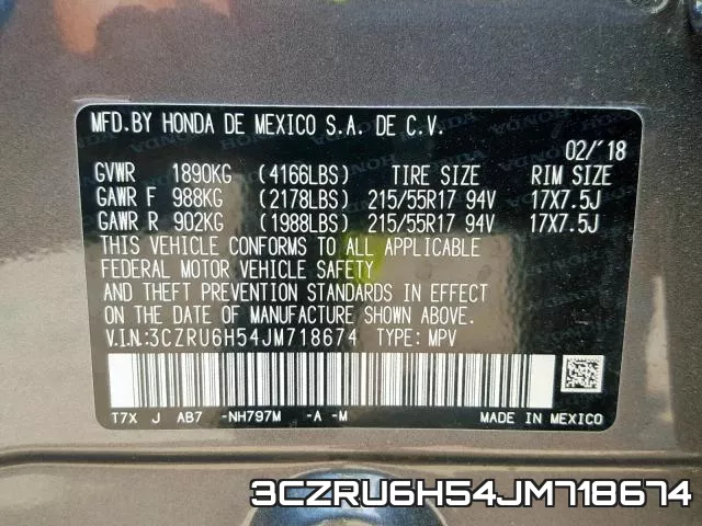 3CZRU6H54JM718674 фото 2