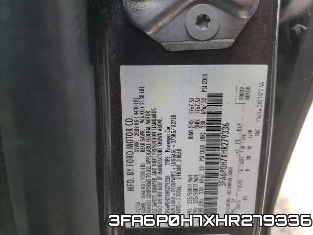 3FA6P0H7XHR279336 фото 2