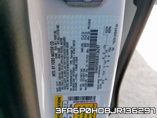 3FA6P0HD8JR136297 фото 2