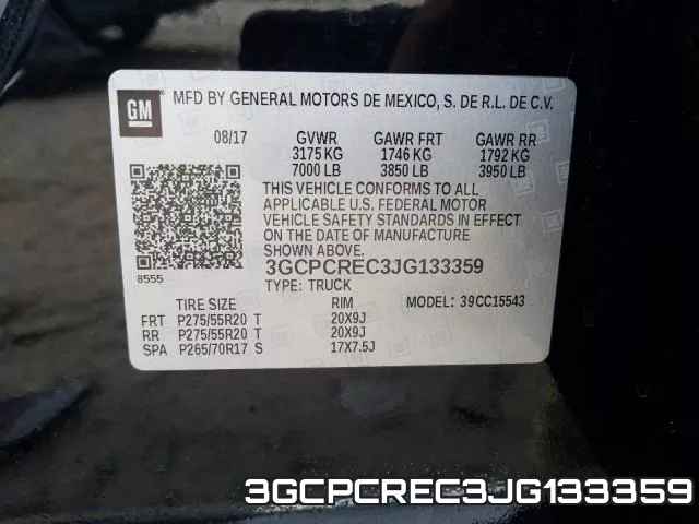 3GCPCREC3JG133359 фото 2