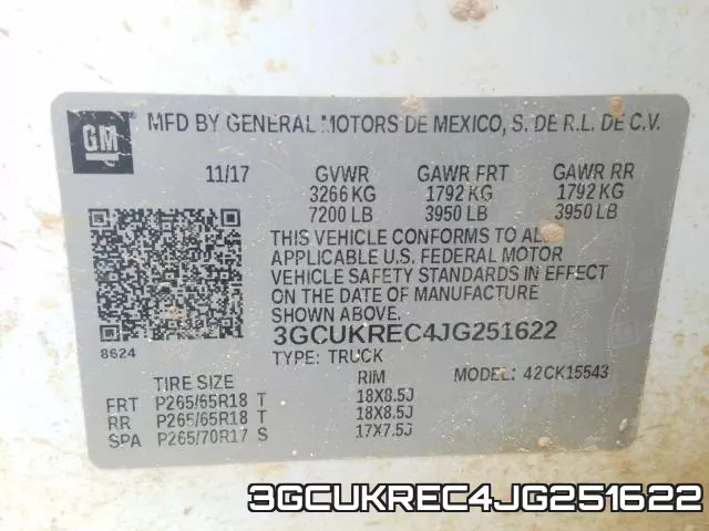 3GCUKREC4JG251622 фото 2