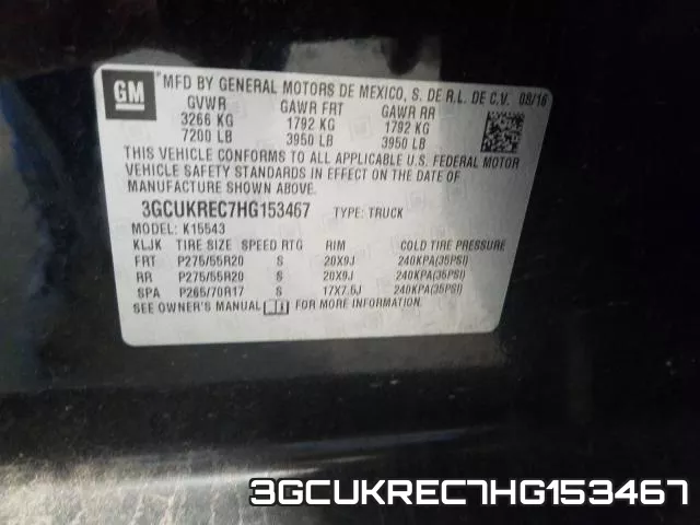 3GCUKREC7HG153467 фото 2