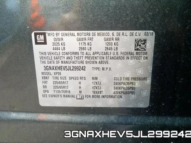 3GNAXHEV5JL299242 фото 2