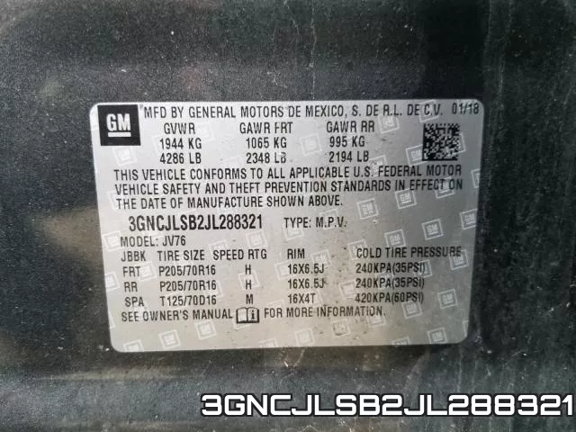 3GNCJLSB2JL288321 фото 2
