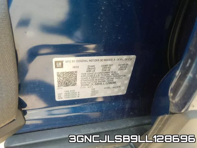 3GNCJLSB9LL128696 фото 2