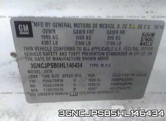 3GNCJPSB5HL146434 фото 10