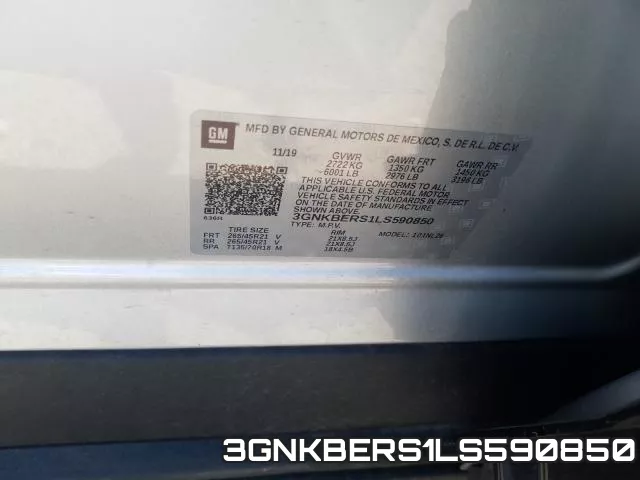 3GNKBERS1LS590850 фото 2