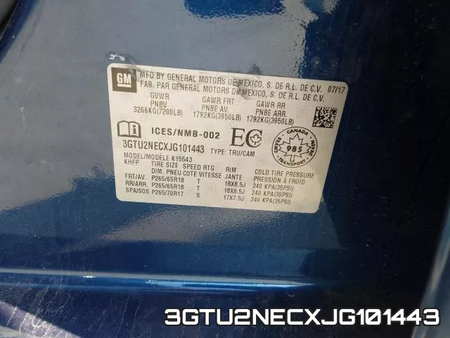 3GTU2NECXJG101443 фото 2