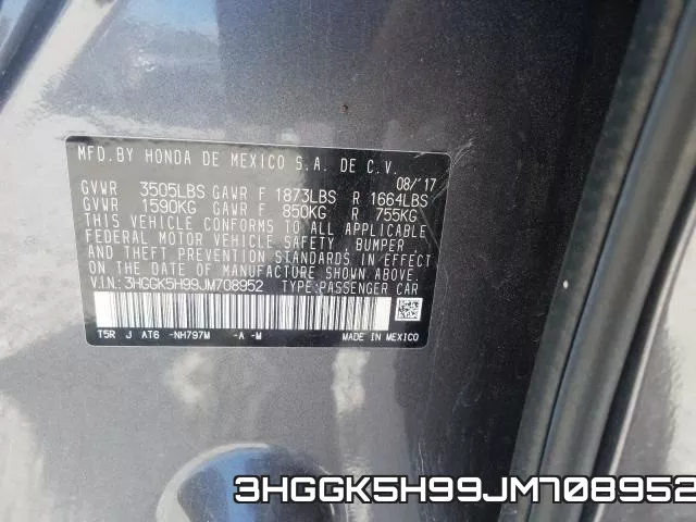 3HGGK5H99JM708952 фото 2