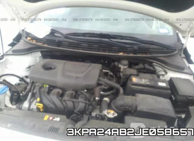 3KPA24AB2JE058657 фото 2