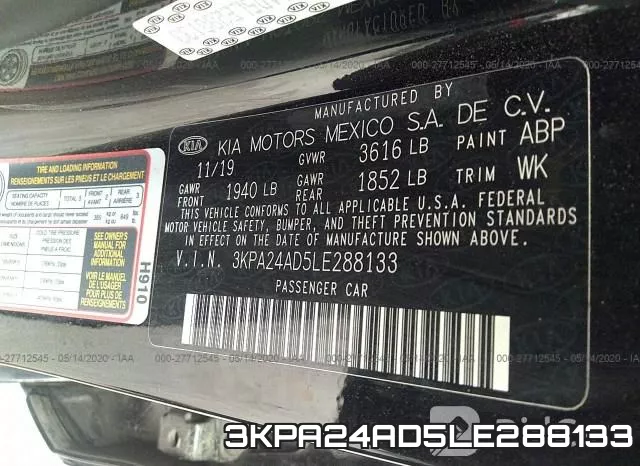 3KPA24AD5LE288133 фото 10