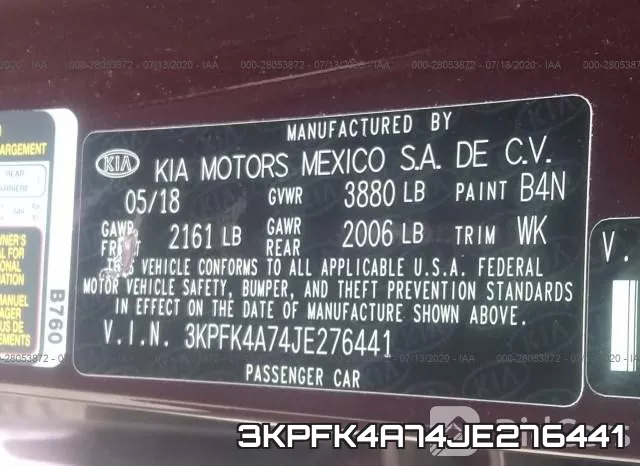 3KPFK4A74JE276441 фото 10
