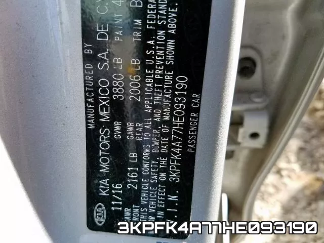 3KPFK4A77HE093190 фото 2